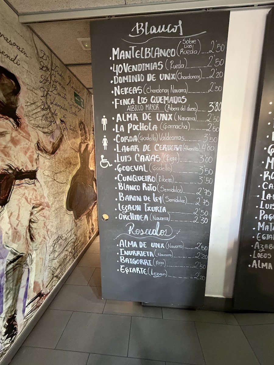 La Era Cafeteria-Bar menu board