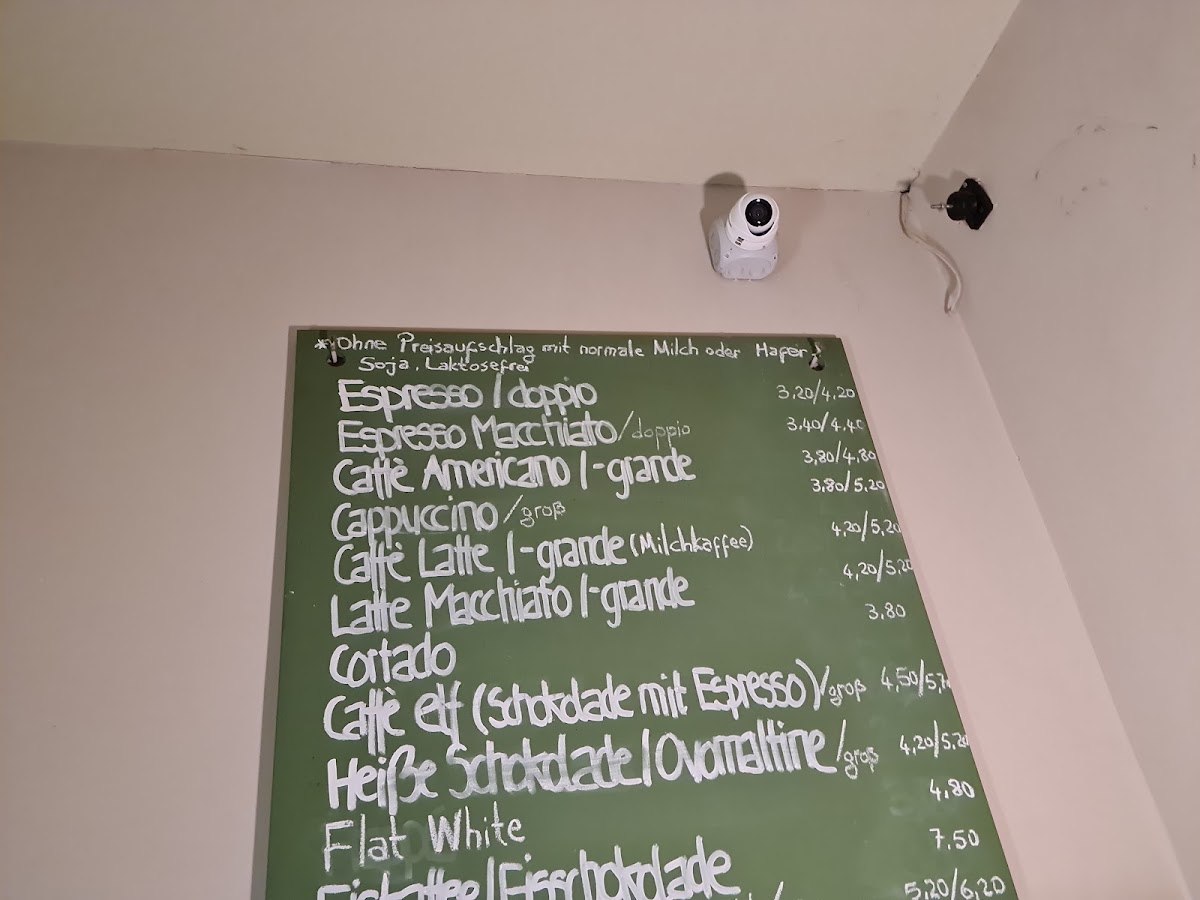 Elf Café menu board
