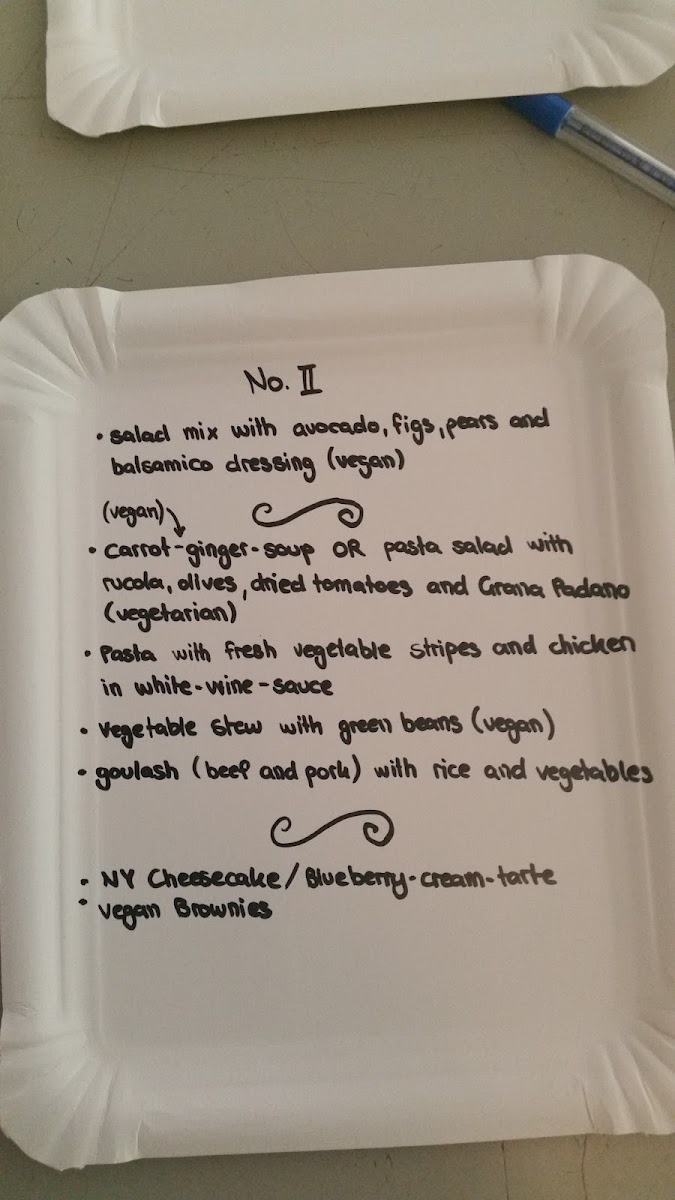 Elf Café menu board