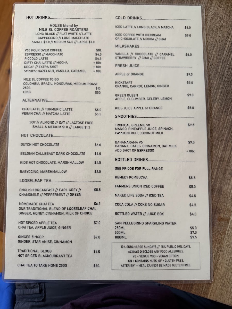 Swedish Tarts menu board