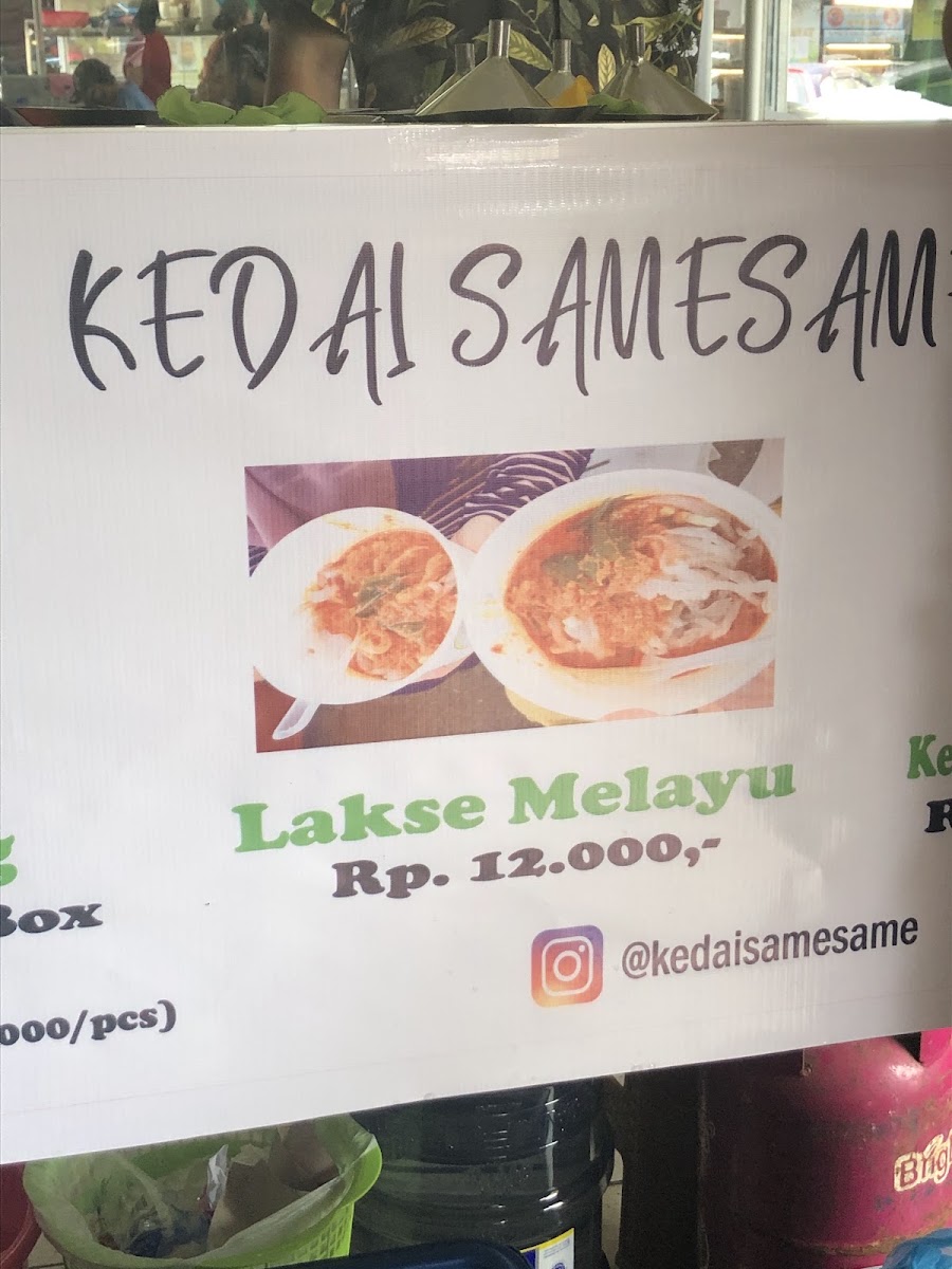 Seloka Coffee House menu board
