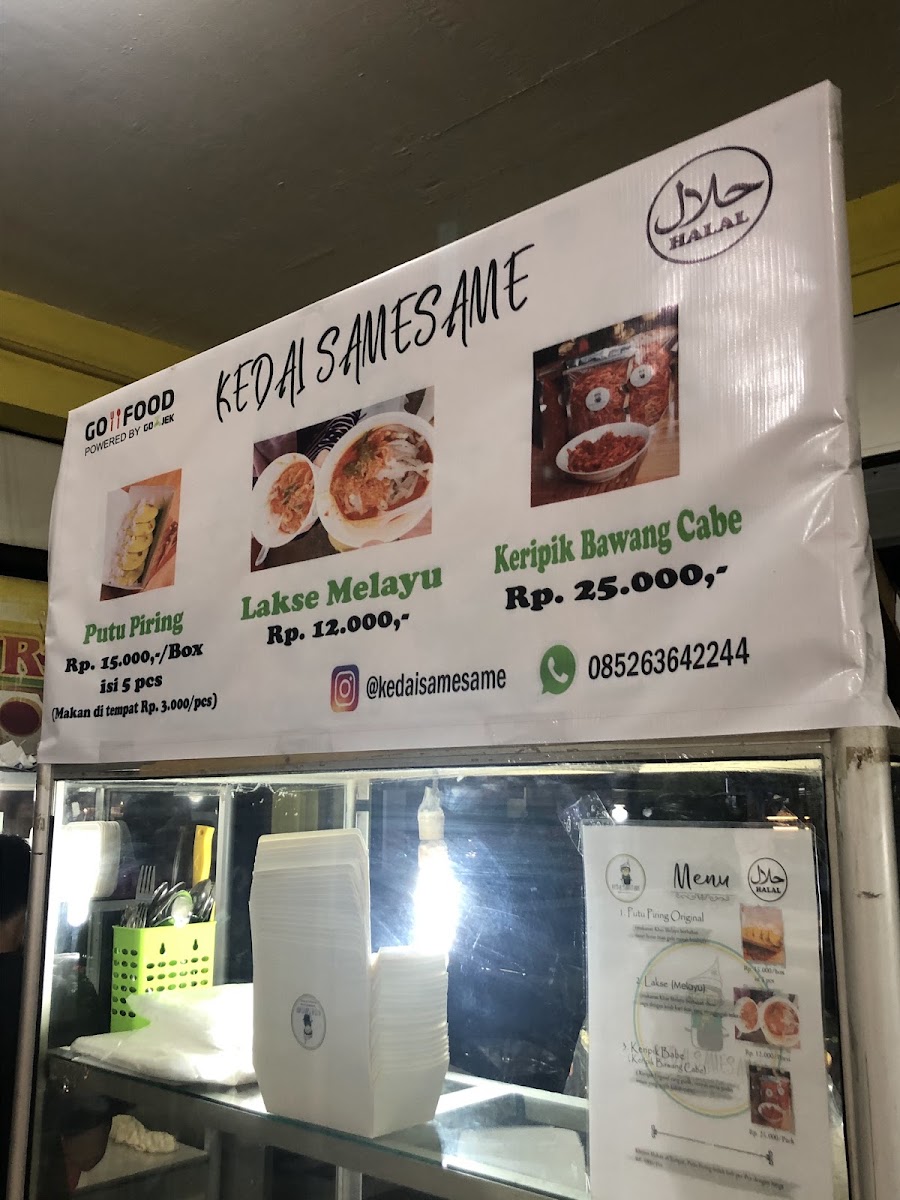 Seloka Coffee House menu board