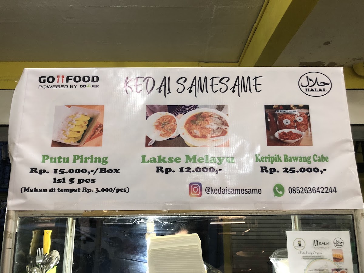 Seloka Coffee House menu board