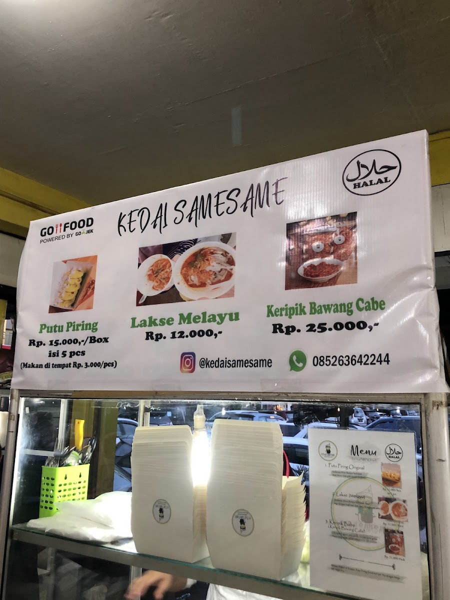 Seloka Coffee House menu board