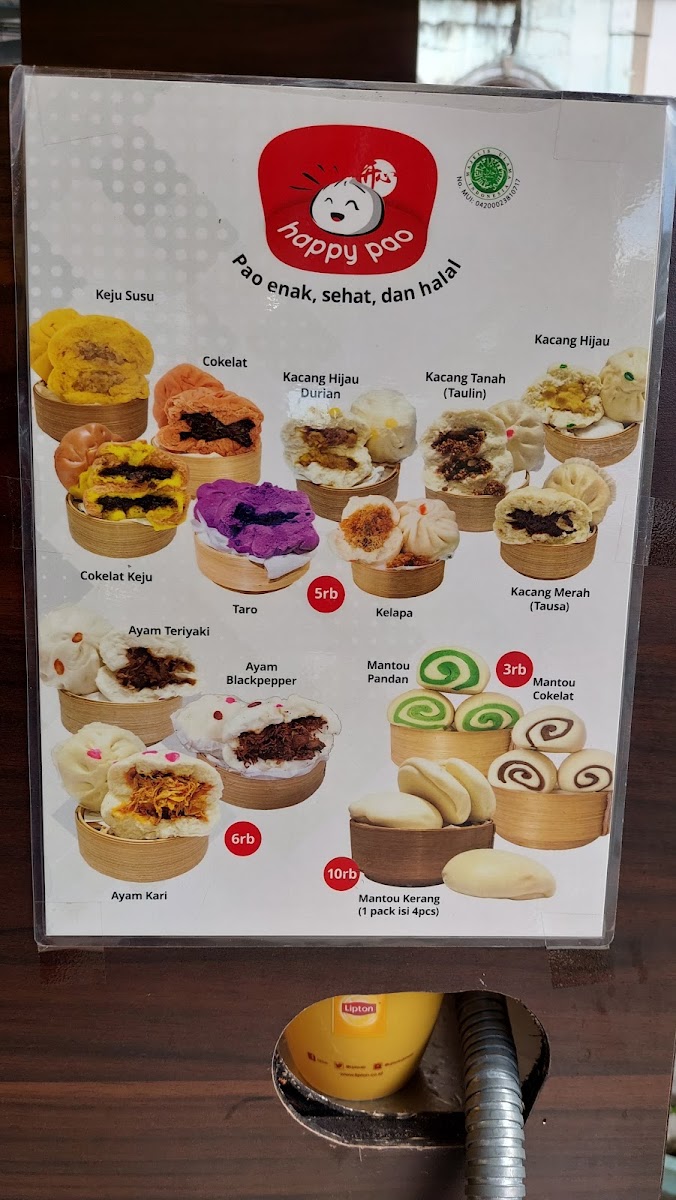 Seloka Coffee House menu board