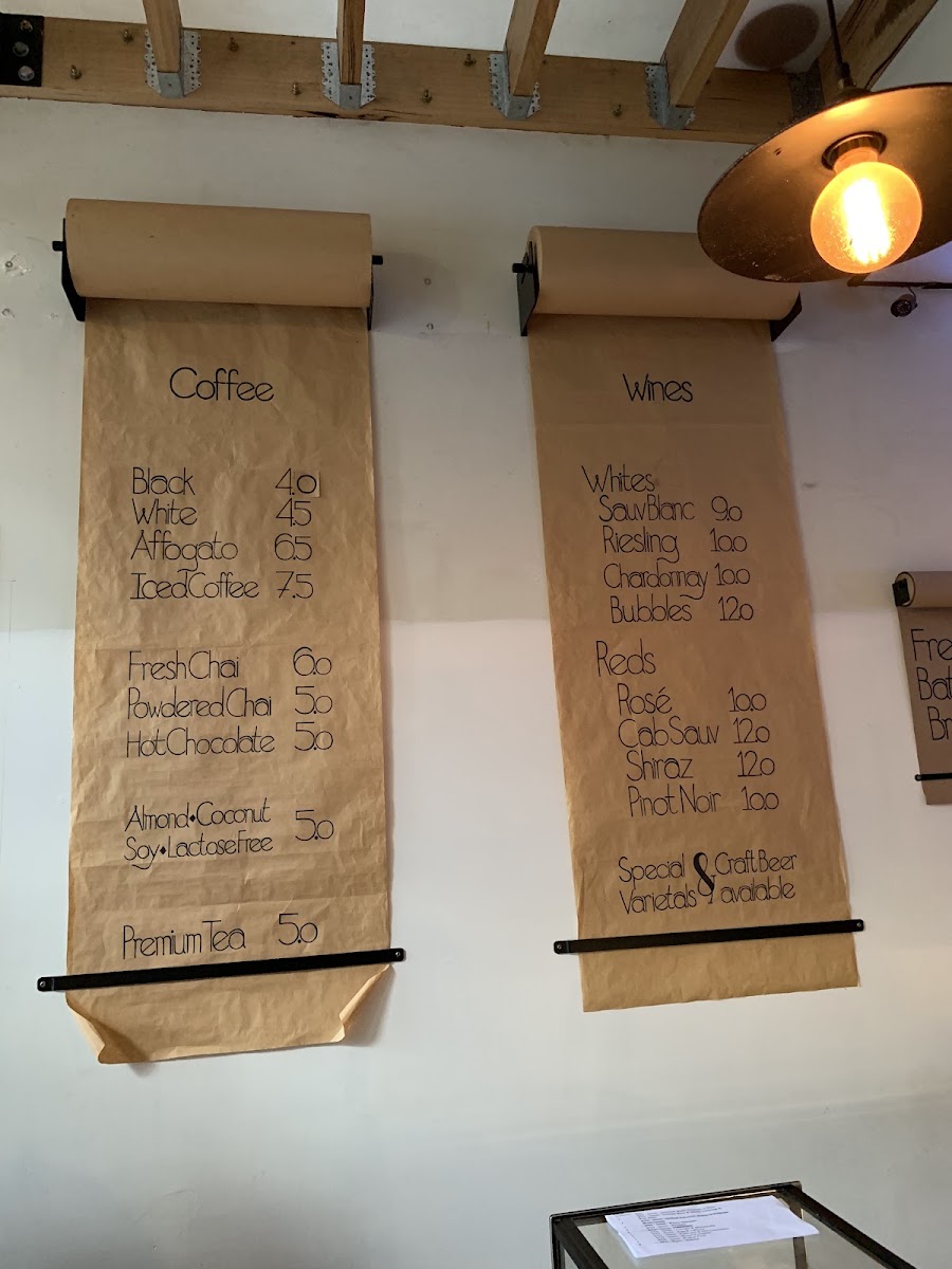 Story So Far menu board