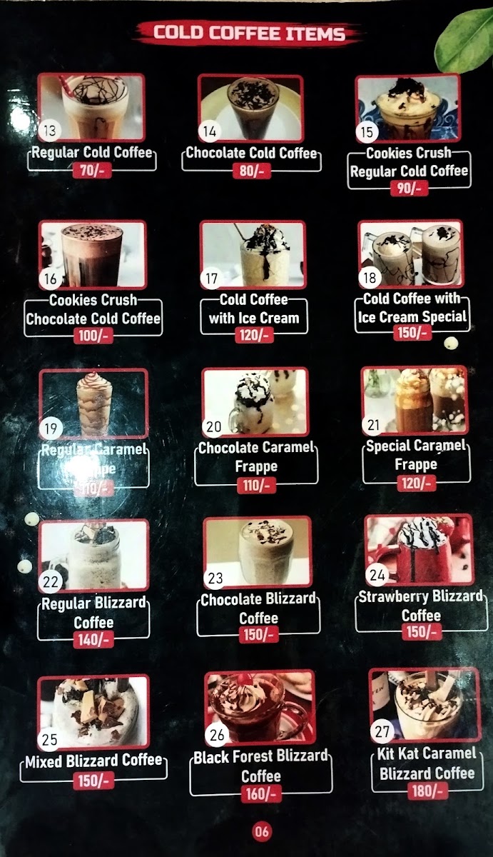 Coffee Time - Faridpur menu board