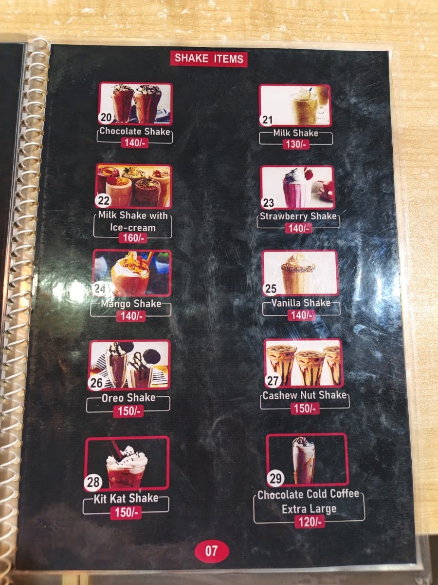 Coffee Time - Faridpur menu board