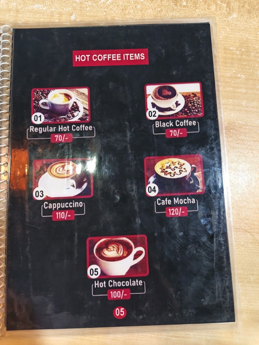 Coffee Time - Faridpur menu board