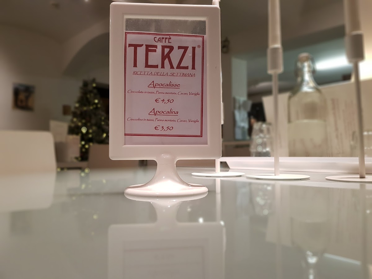 Caffè Terzi Vignola menu board