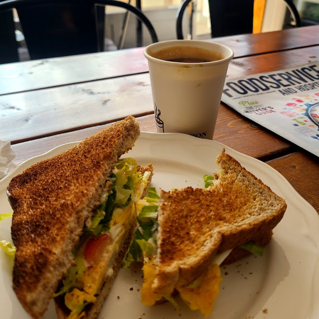 Sandwich Oeuf Salade Verte