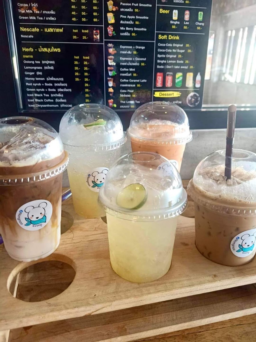 Nongnoo Coffee menu board