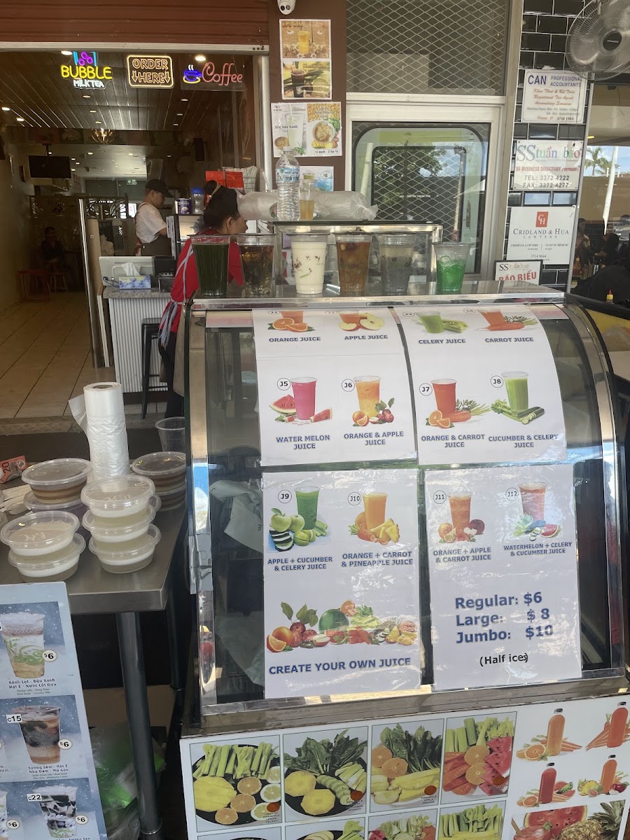 VinaCafe menu board