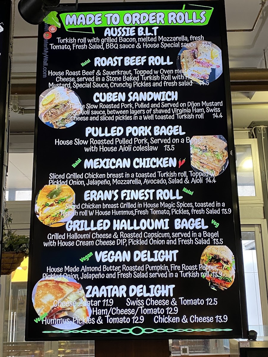 D.G.Expresso menu board