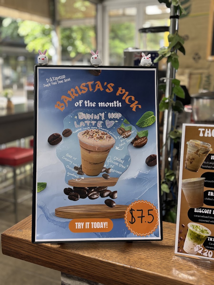 D.G.Expresso menu board
