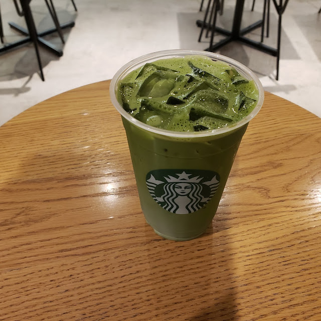 double 抹茶ティーラテ