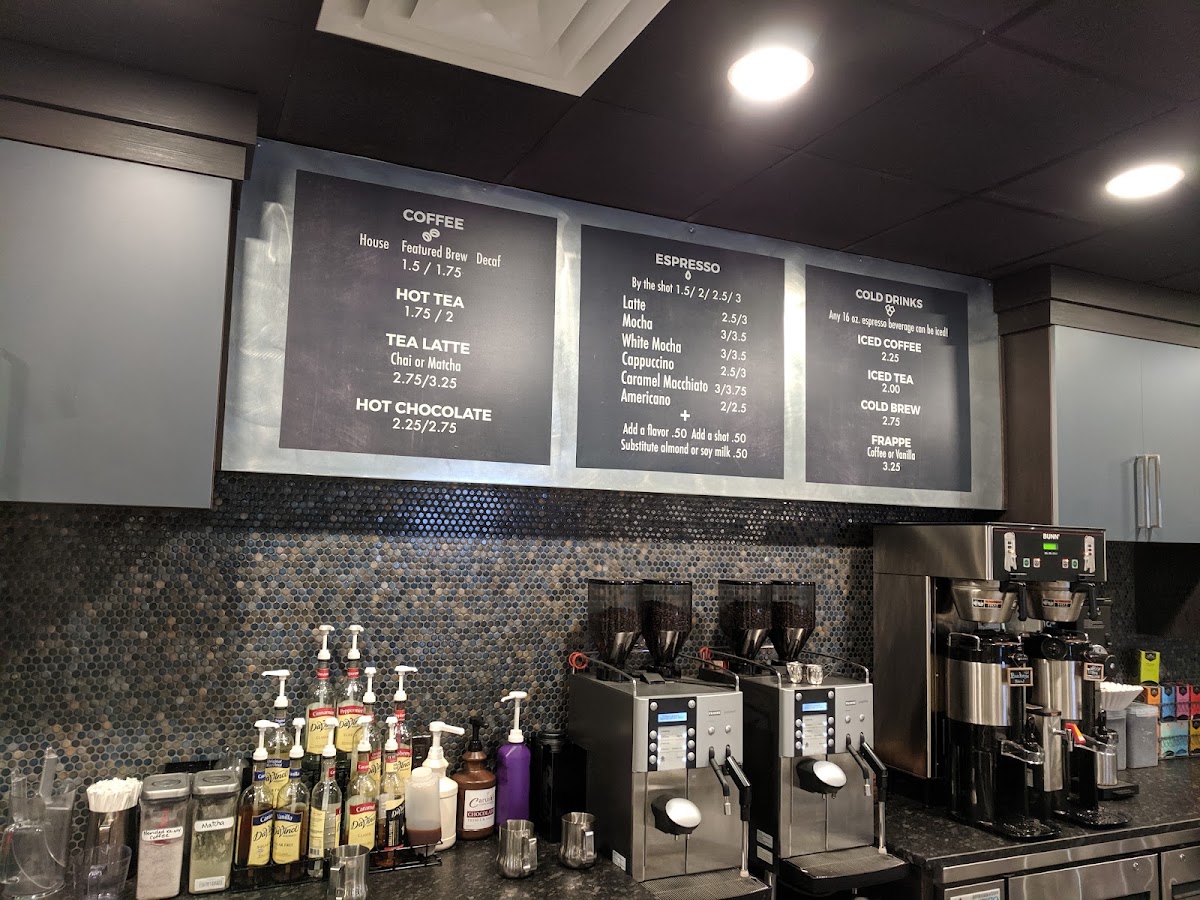 Global Grounds Coffee menu board