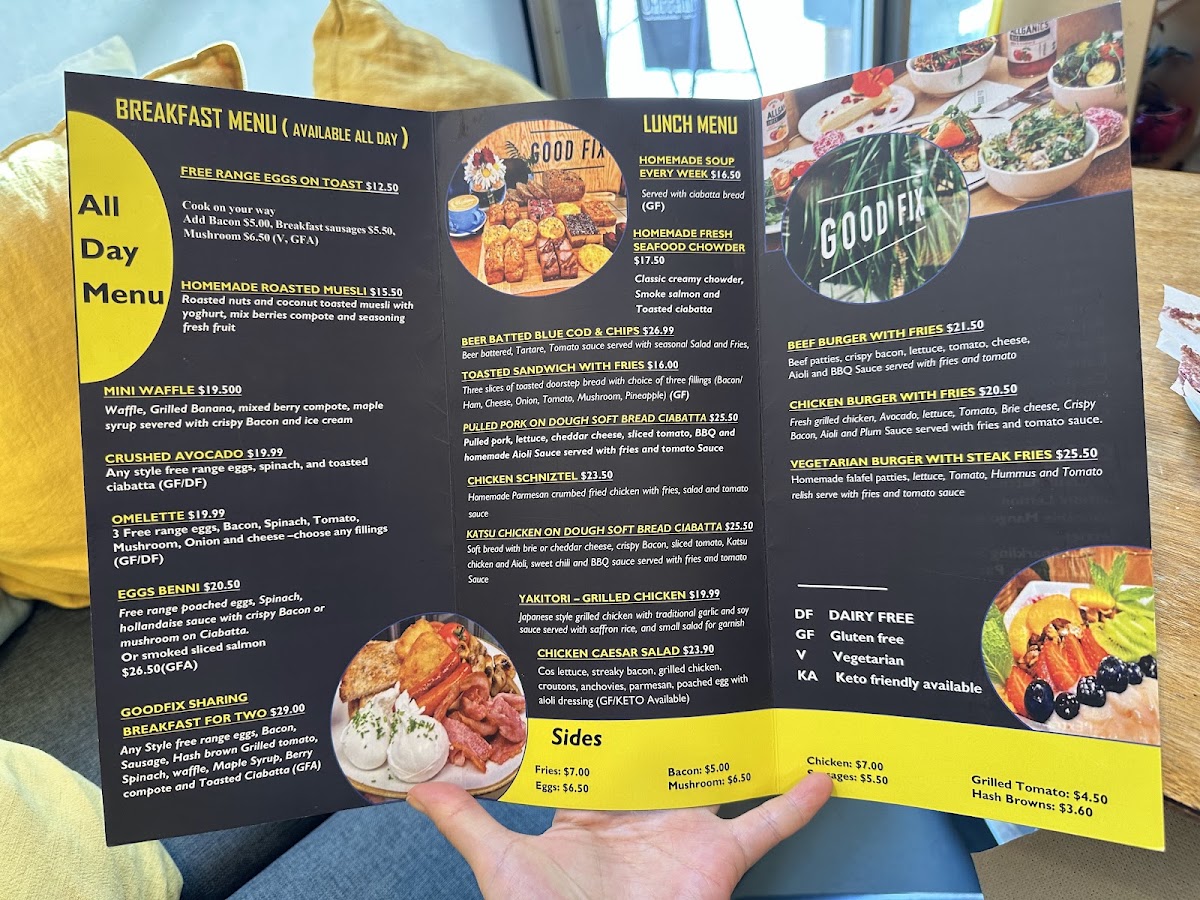 The Local Bite / Filipino and local restaurant menu board