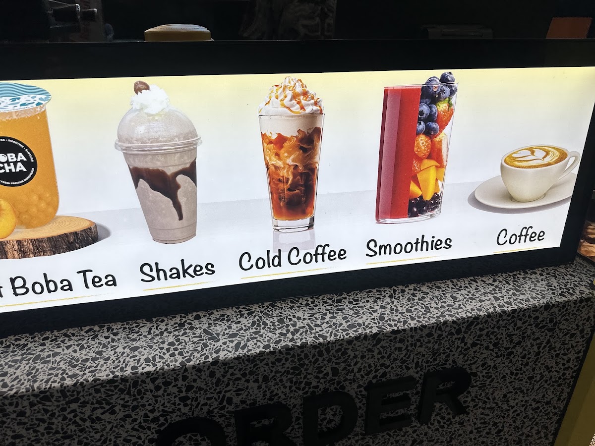 Signature Brew menu board