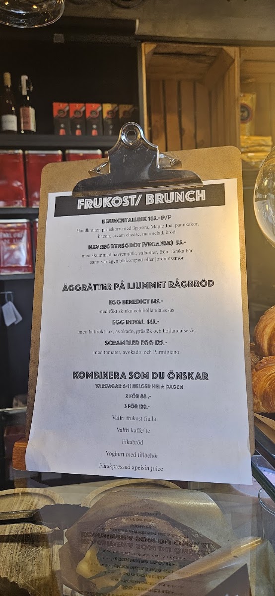 Caffé LAntico menu board