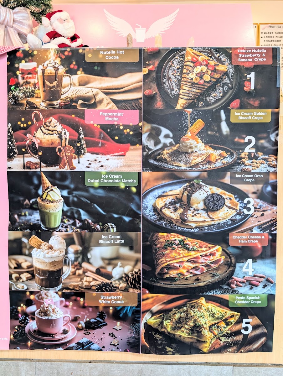 AllMyTea Cafe menu board