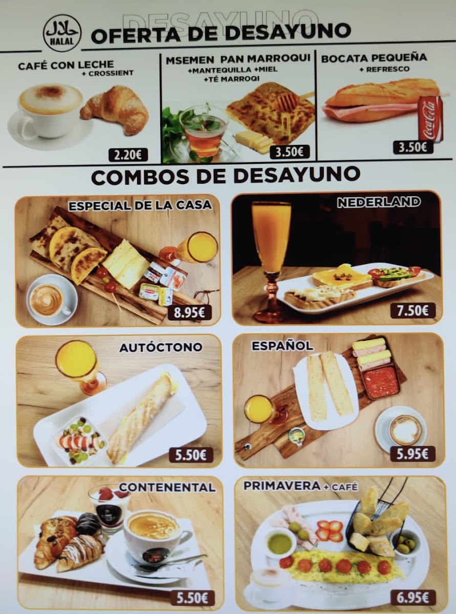 Cafè 1 Euro La Salut menu board