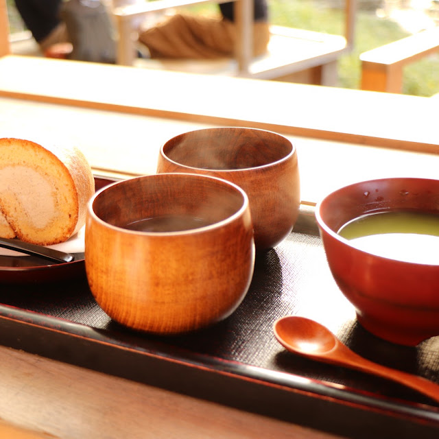 冷製抹茶しるこ 川床ロール