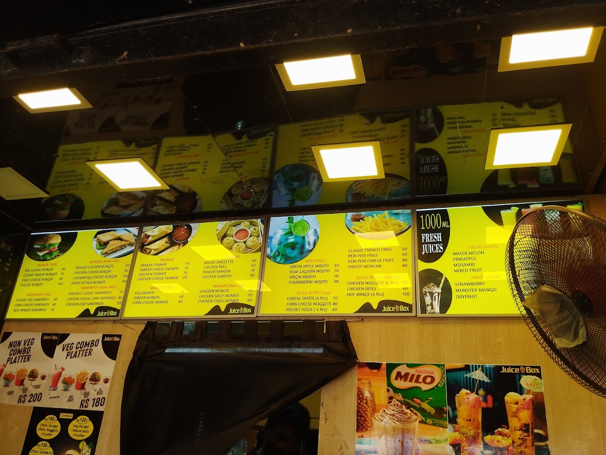 JuiceBox ecr menu board