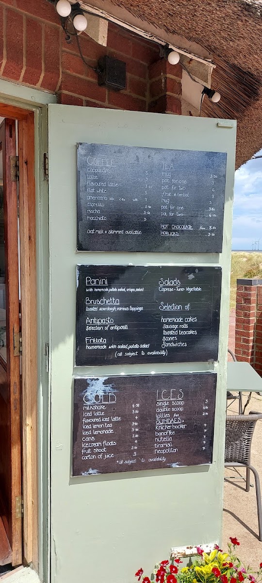 Caffe Amici menu board