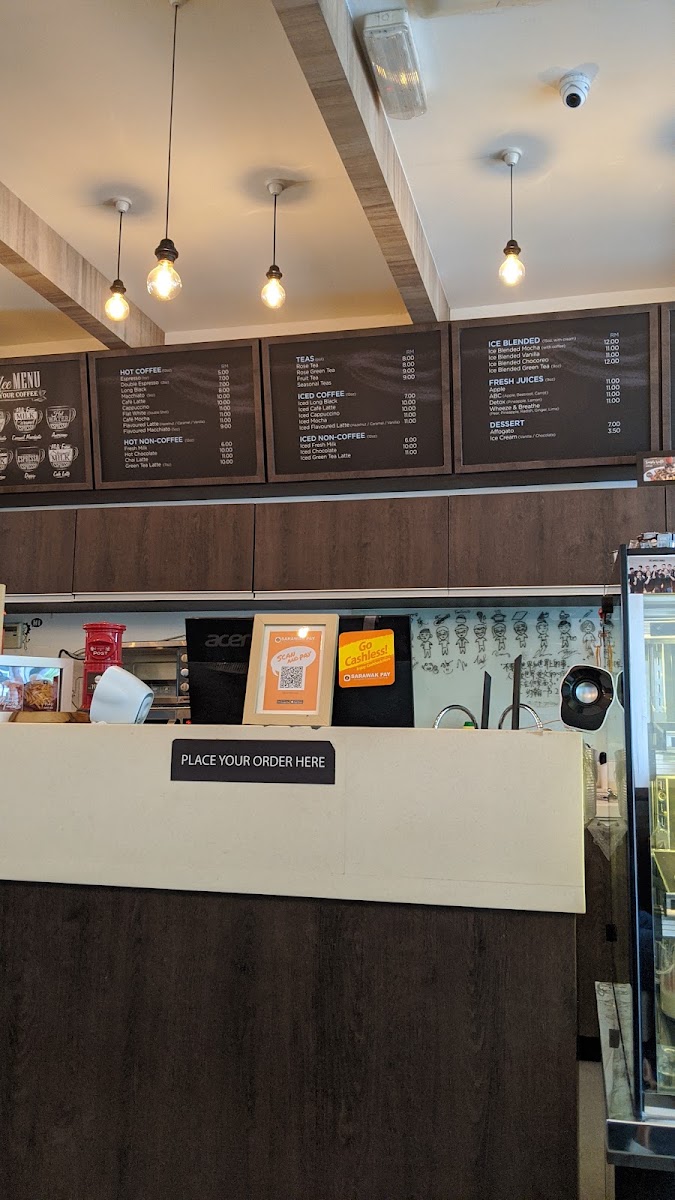 The Maker Cafe menu board