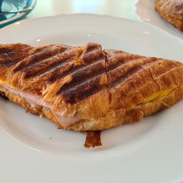 Toasted Ham and Cheese Croissant