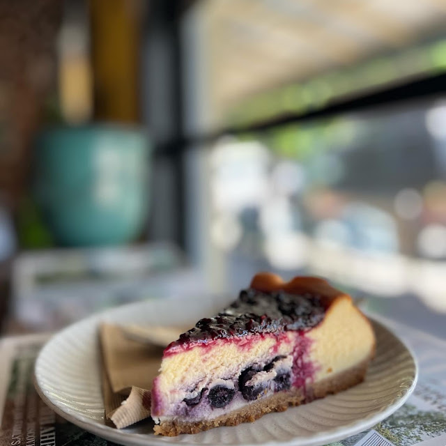 Baked Custard Blueberry