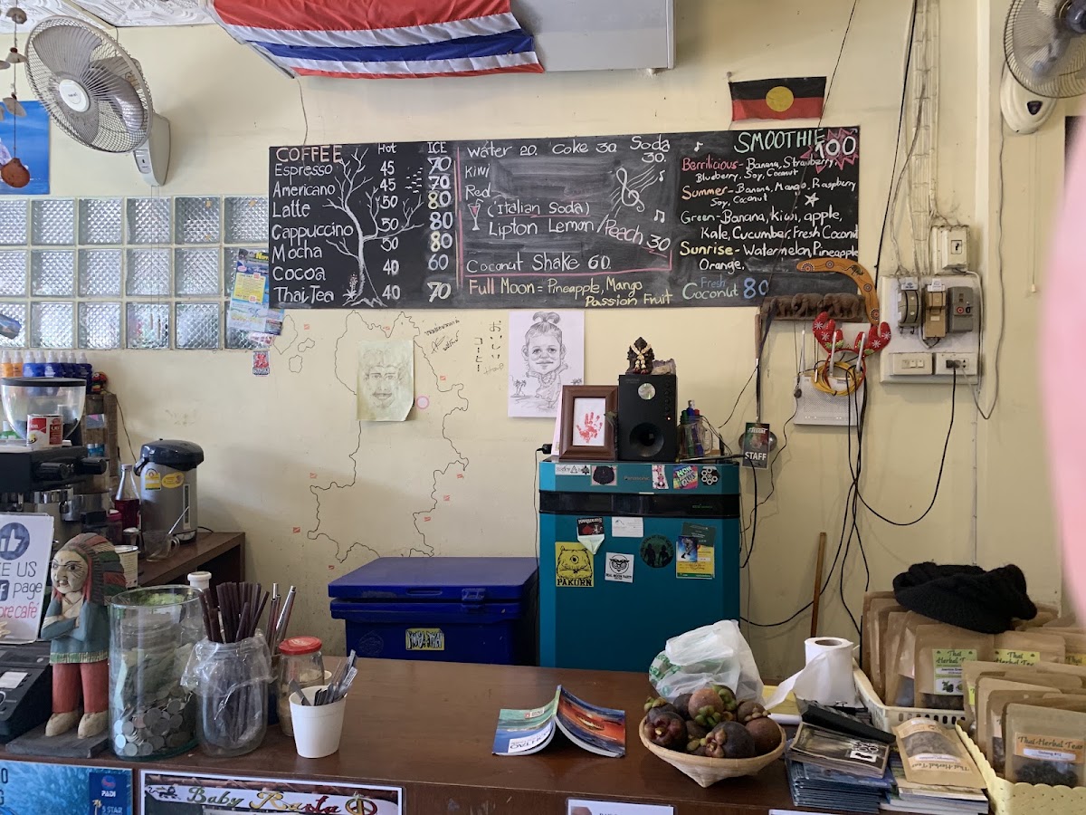 Gancore Café menu board