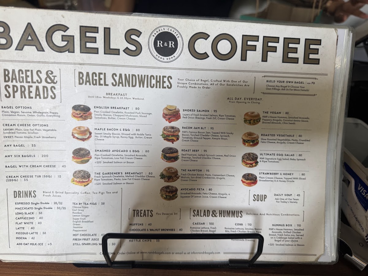 Chief's Blend menu board