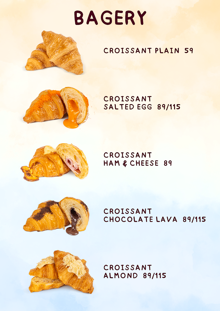 ADORE Cafe menu board