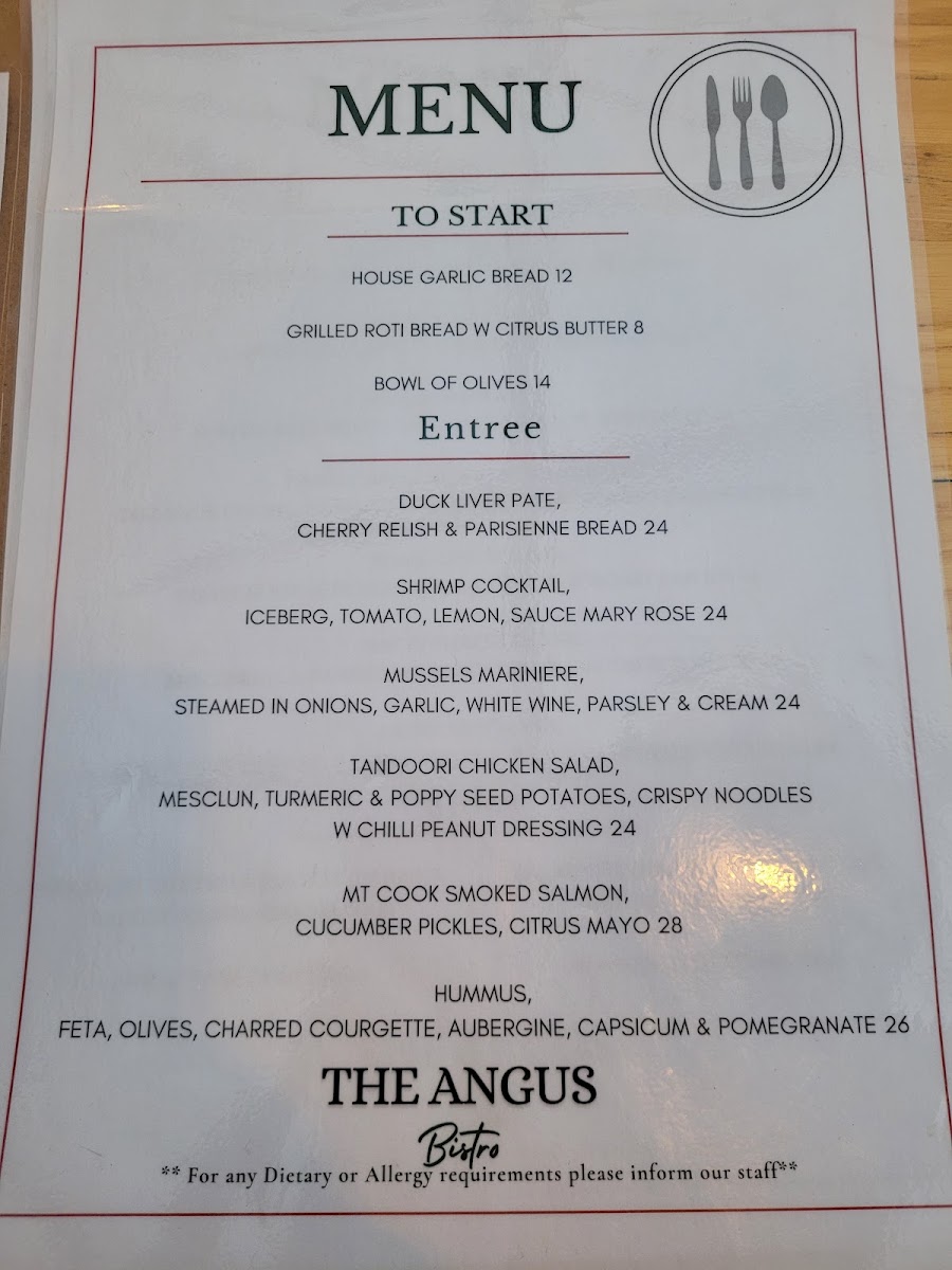 Pickles Perch menu board
