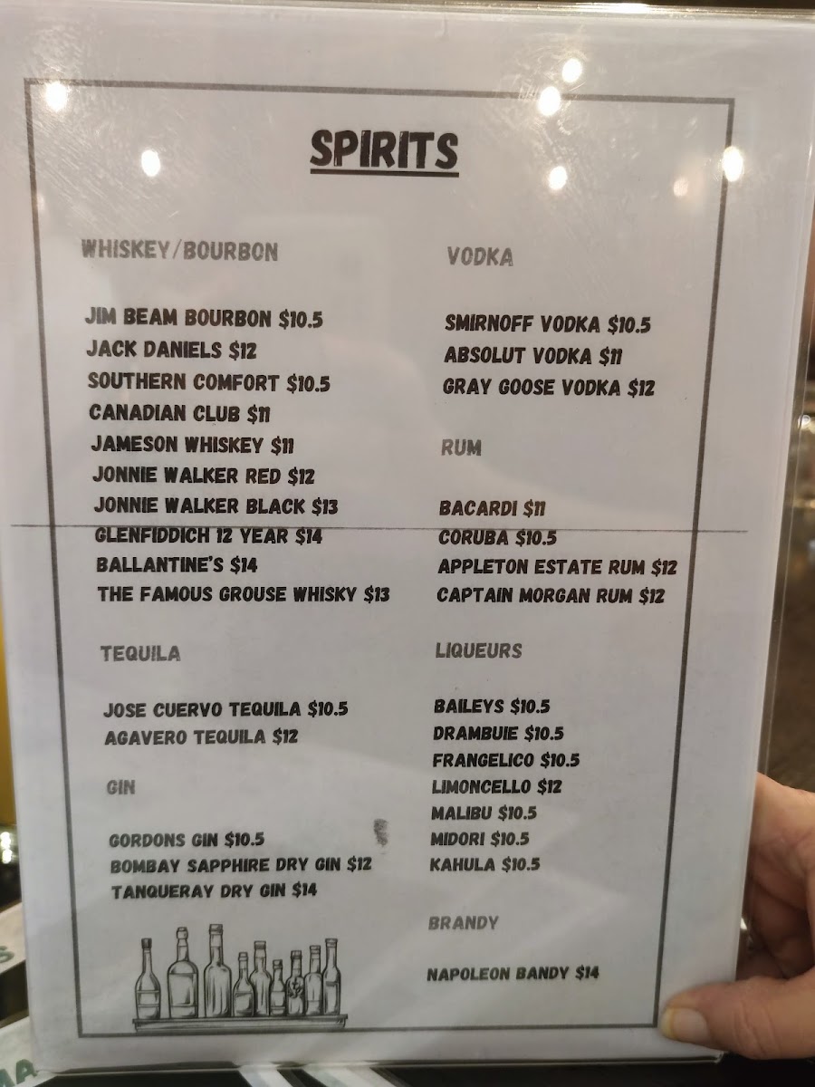 Pickles Perch menu board