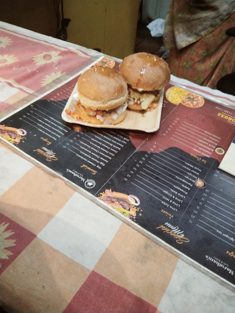 Marutham's Coffee menu board