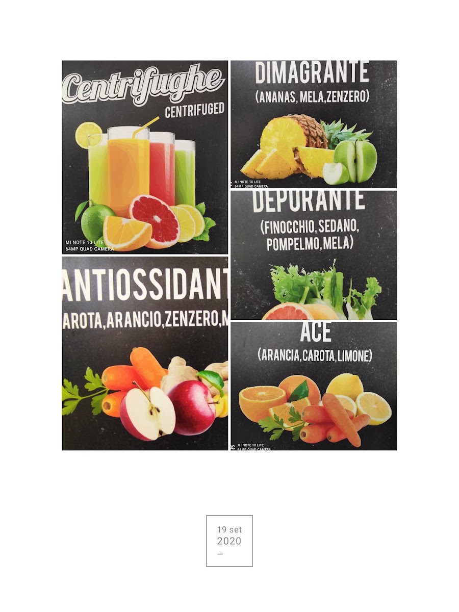 One Way Bar menu board