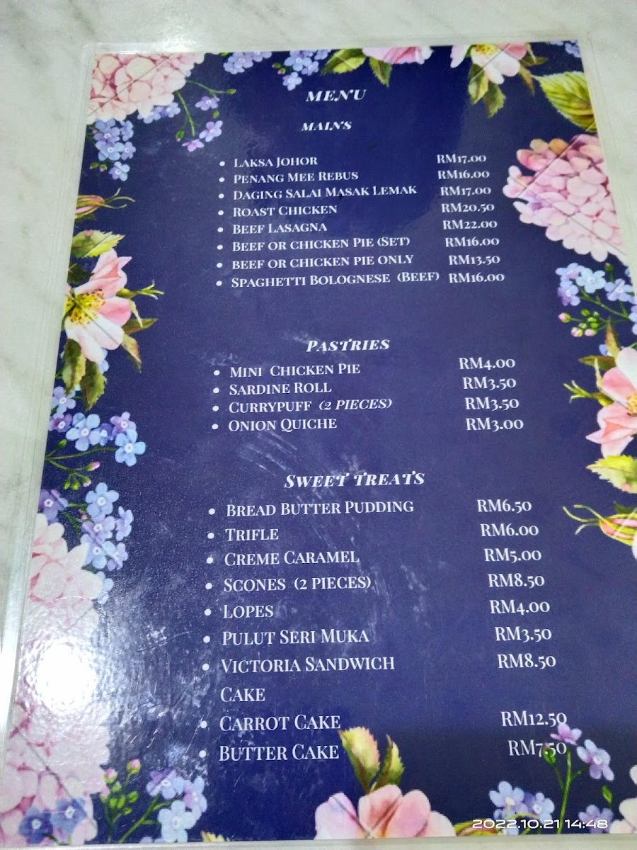 The Teapot Deli menu board