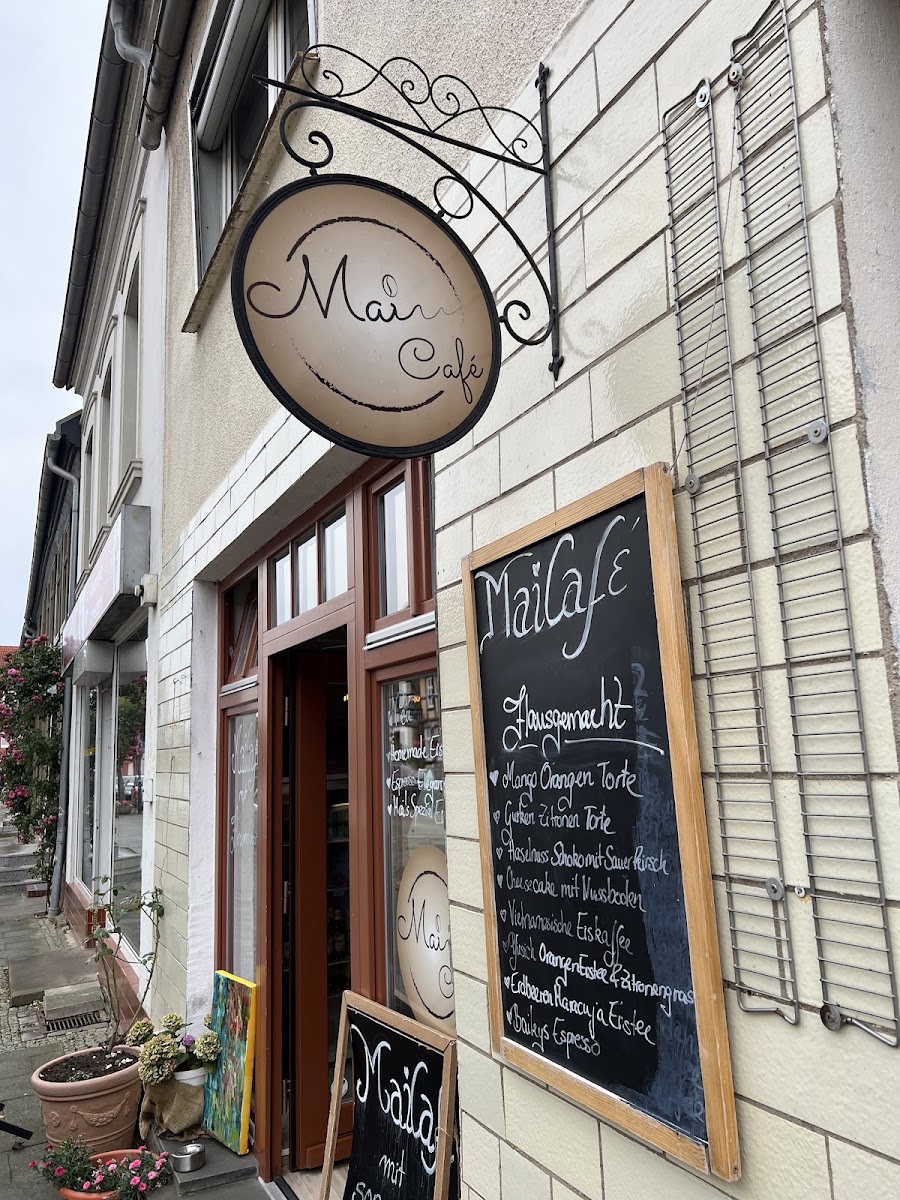 MaiCafé menu board