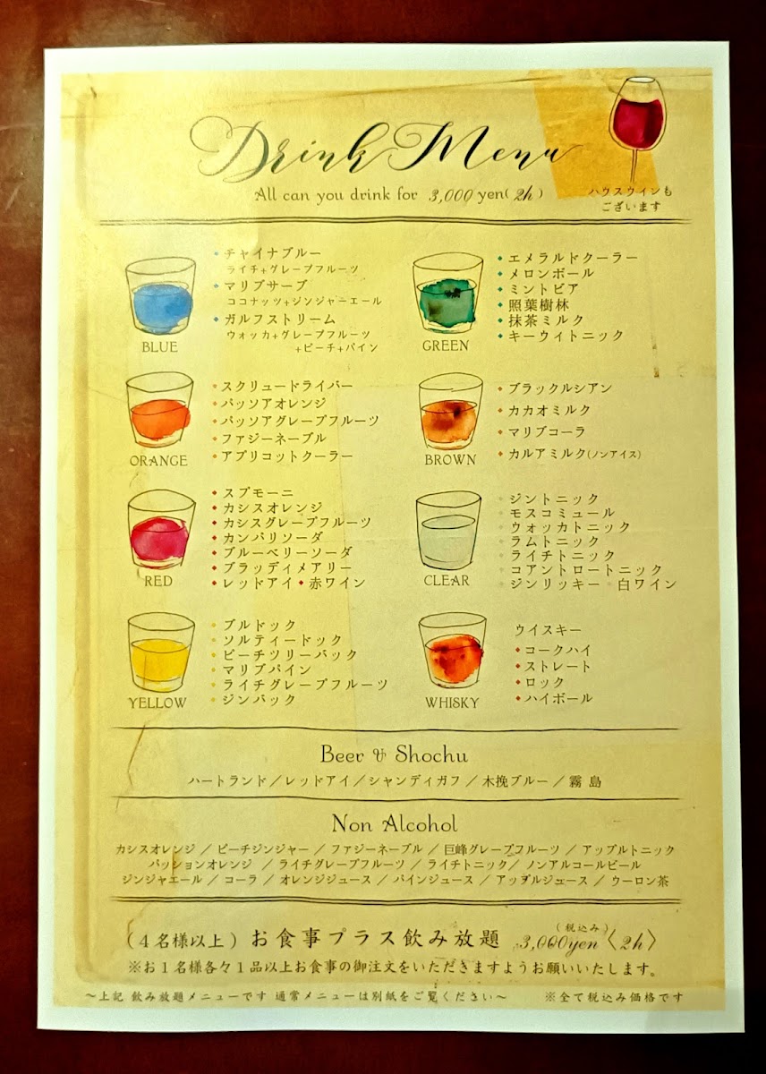 BUCKAYRO menu board