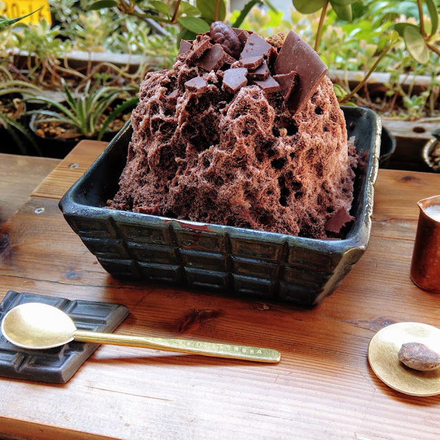 かき氷 チョコレート