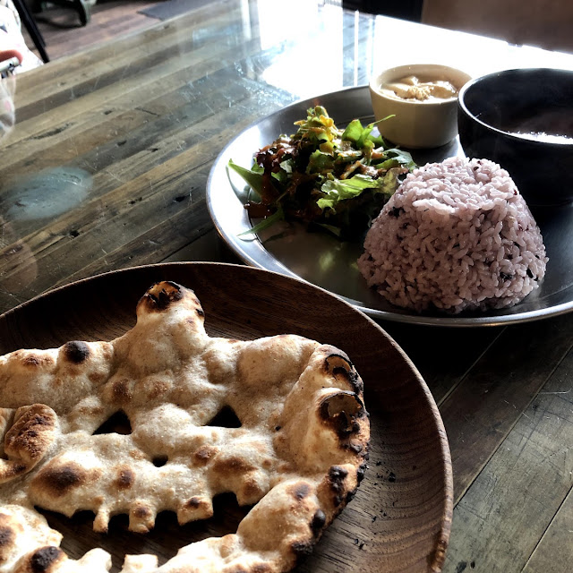 小松菜とチキンのカレー