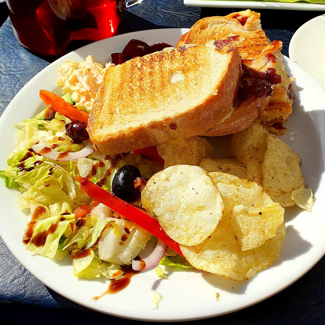 Cheese and Onion Chutney Toastie