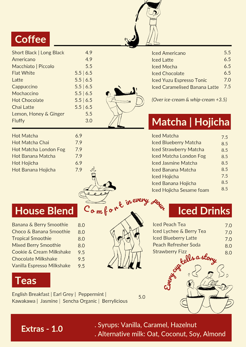 Peckish Jr. Cafe menu board