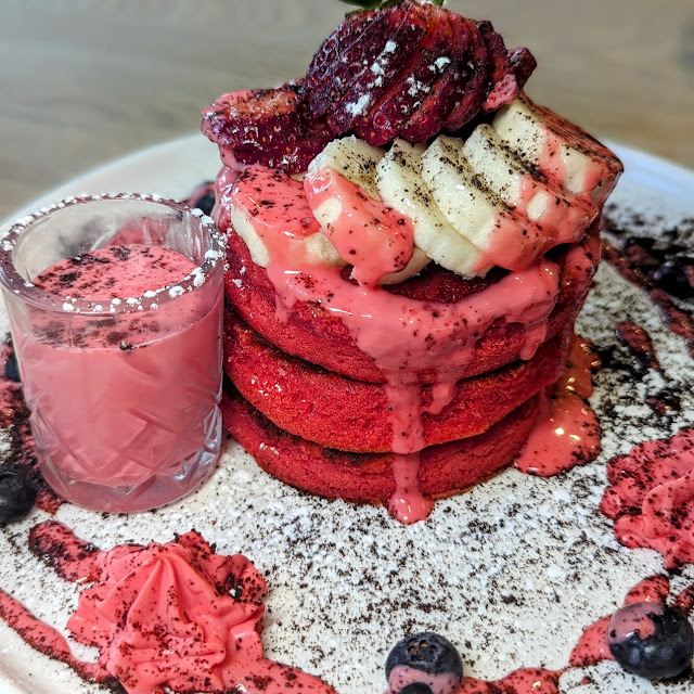 Red Velvet Pancakes