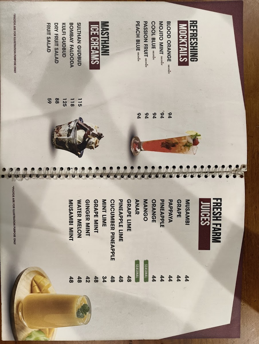 Olive Street Food Cafe - Kasaragod menu board