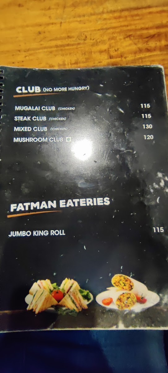 Olive Street Food Cafe - Kasaragod menu board