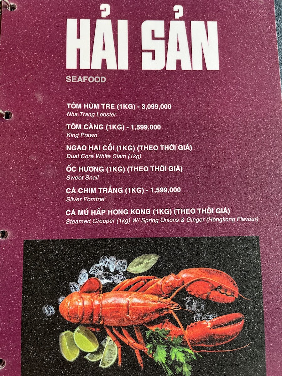 Calibre Lounge menu board